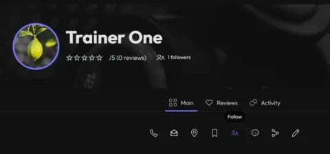 follow trainers